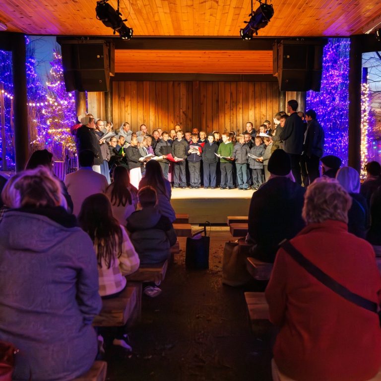 Ark Encounter Christmas carols. Photo credit Ark Encounter Facebook 768x768