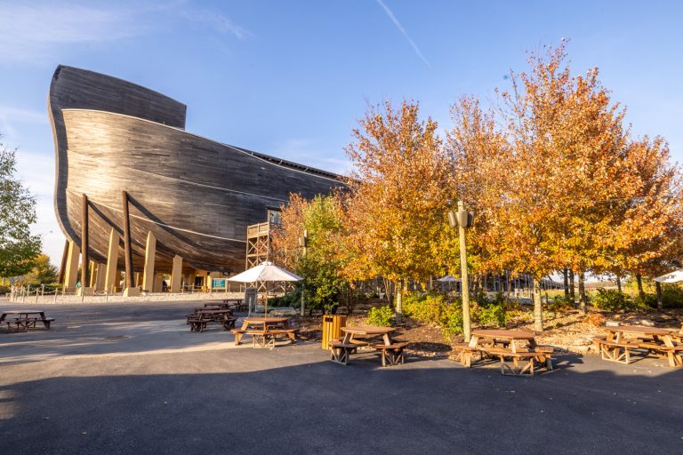 Ark Encounter exterior picnic area. Photo credit Ark Encounter Facebook 768x512