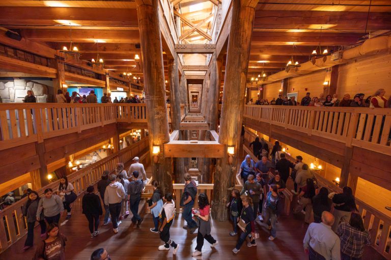 Ark Encounter inside the Ark. Photo credit Ark Encounter Facebook 768x512