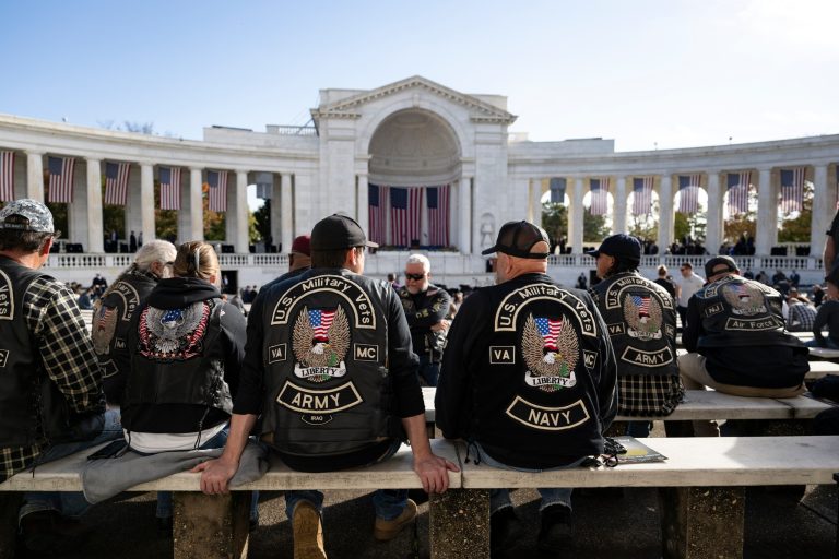 Arlington National Cemetery celebrates Veterans Day. Photo credit Arlington National Cemetery Facebook 768x512