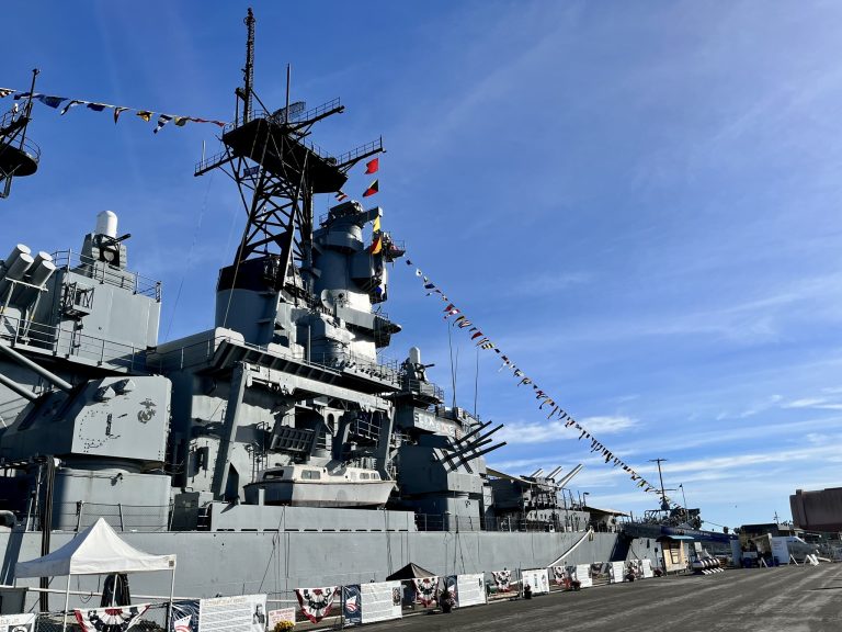 Battleship USS Iowa Museum Photo credit Pacific Battleship Center Battleship USS Iowa Facebook 768x576