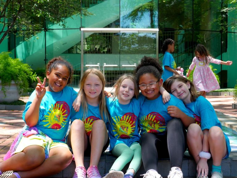 Birmingham Museum of Art Art Camp kids. Photo credit Birmingham Museum of Art Facebook 768x576