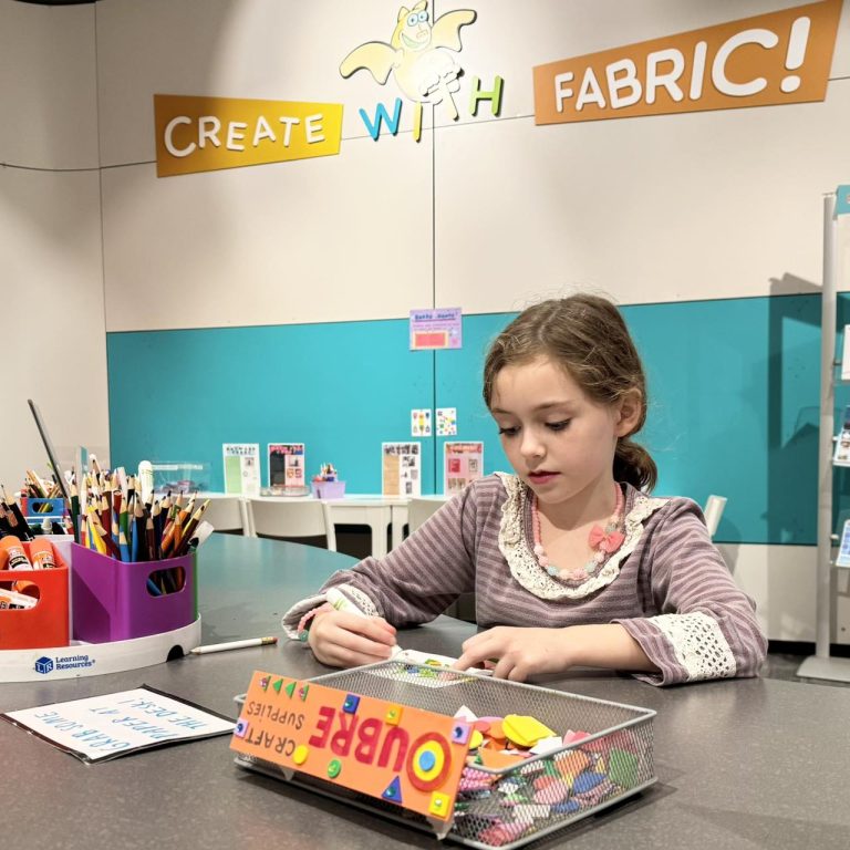 Birmingham Museum of Art ArtVenture Family Gallery for wintertime kids activities. Photo credit Birmingham Museum of Art Facebook 768x768