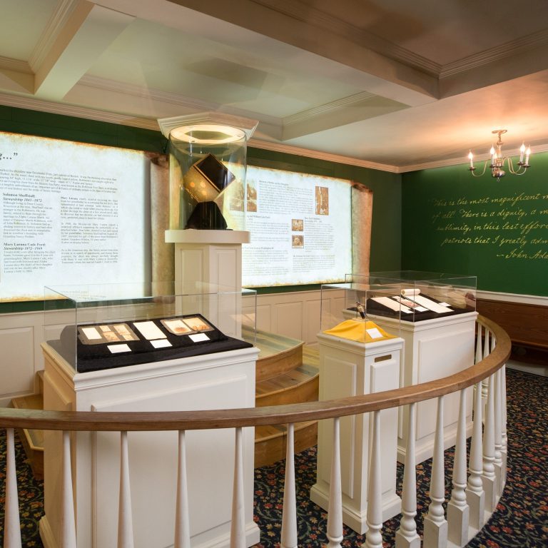 Boston Tea Party Ships Museum interior exhibit. Photo credit Botson Tea Party Ships Museum Facebook 768x768