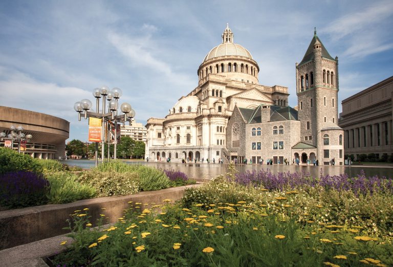 Christian Science Plaza and Mapparium exterior. Photo credit Christian Science Facebook 768x522