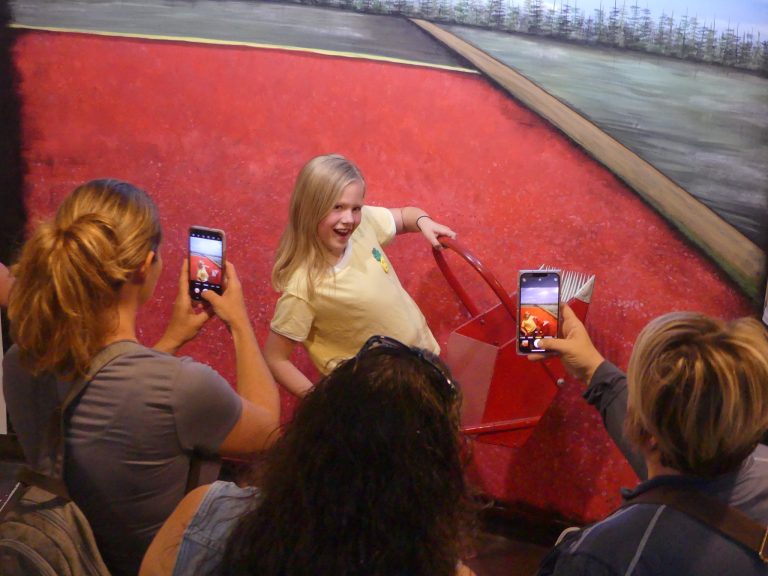 Discover Cranberries Museum cranberry photo ops inside the museum. Photo credit Discover Cranberries Cafe Facebook 768x576