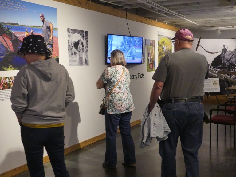 Discover Cranberries Museum exhibits 1. Photo credit Discover Cranberries Cafe Facebook 768x576