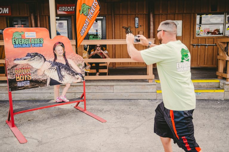 Everglades Holiday Park fun for all ages. Photo credit Everglades Holiday Park Facebook 768x511