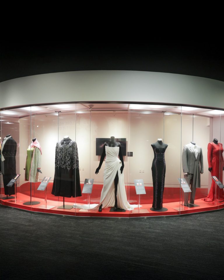 GRAMMY Museum GRAMMY outfits worn by the stars. Photo credit GRAMMY Museum Facebook 768x960