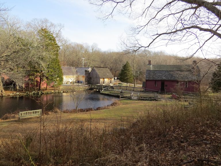 Gilbert Stuart Birthplace and Museum in RI museum grounds. Photo credit Gilbert Stuart Birthplace and Museum Facebook 1 768x576