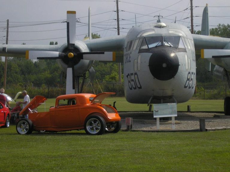 Grissom Air Museum car show 2. Photo credit Grissom Air Museum Facebook 768x576