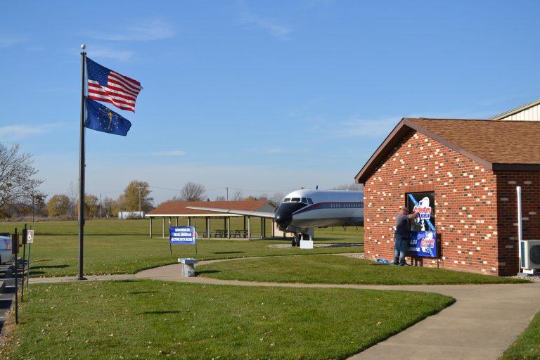 Grissom Air Museum exterior. Photo credit Grissom Air Museum Facebook 768x512