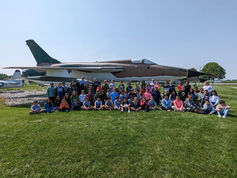 Grissom Air Museum field trips to the museum. Photo credit Grissom Air Museum Facebook 768x578