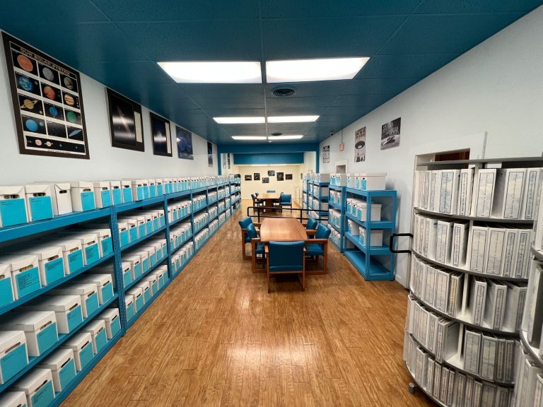 International UFO Museum Research Center research library 2. Photo credit International UFO Museum Research Center Facebook 768x576