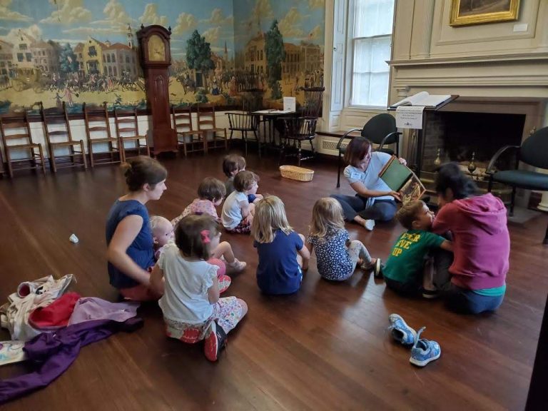 John Brown House Museum hands on history at the museum. Photo credit Rhode Island Historical Society Facebook 768x576