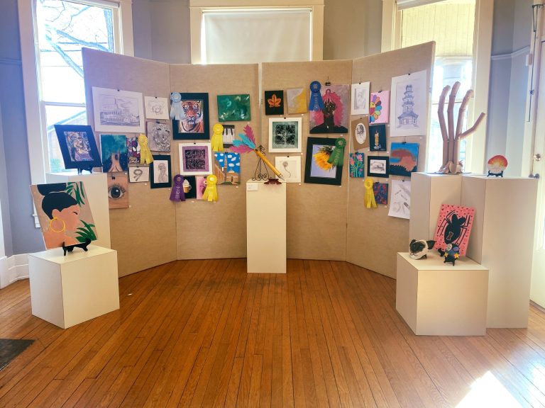 Kennedy Douglass Center for the Arts youth art opening. Photo credit Kennedy Douglass Center for the Arts Facebook 768x576