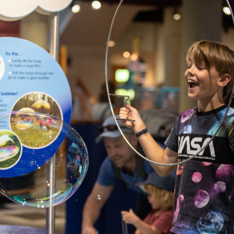 Montshire Museum of Science STEM exhibit. Photo credit Facebook 768x768