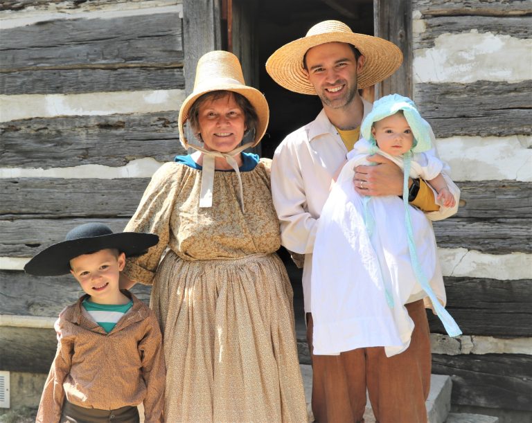 Naper Settlement costumed employees. Photo credit Facebook 768x611