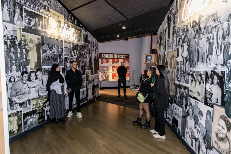 National Center for Civil and Human Rights inside exhibits. Photo credit National Center for Civil and Human Rights Facebook 768x512