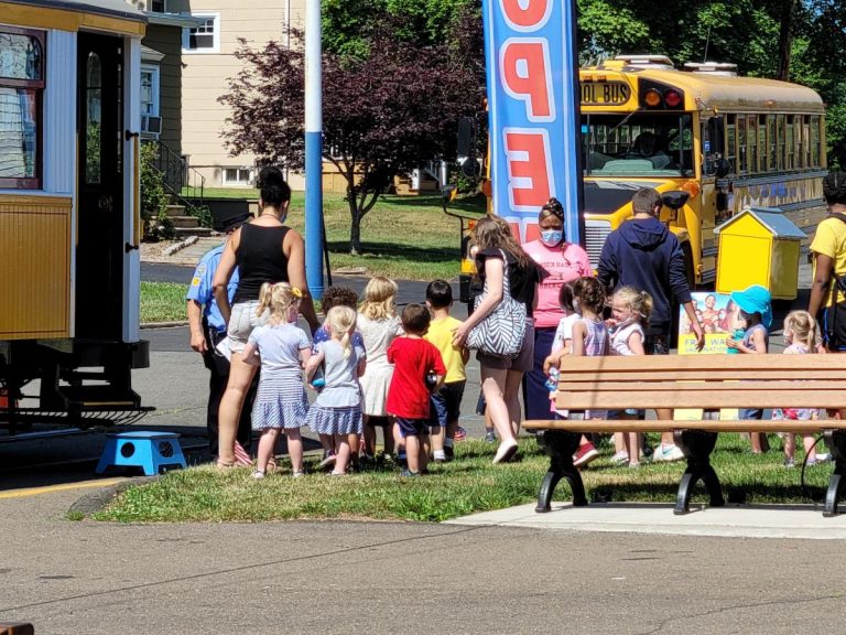 Shore Line Trolley Museum school field trip. Photo credit The Shore Line Trolley Museum Facebook 768x576
