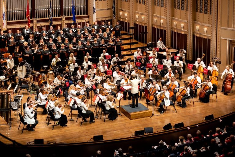 The Cleveland Pops Orchestra performance. Photo credit The Cleveland Pops Orchestra Facebook 768x513