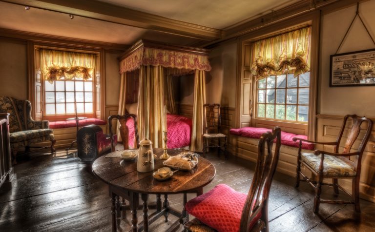 The House of the Seven Gables interior room. Photo credit Frank C Grace 768x476