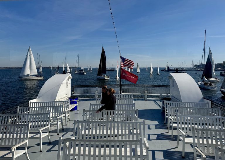 Watermark Tours Charters Cruises Annapolis Harbor USNA Cruise. Photo credit Watermark Tours Charters Cruises Facebook 768x546