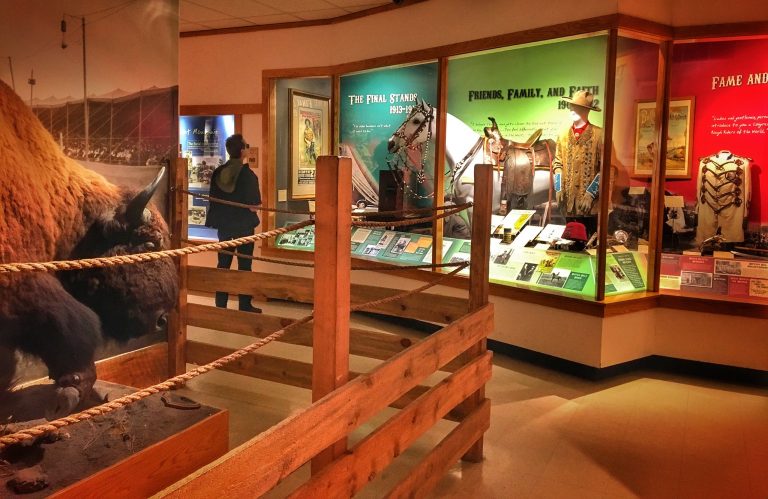 Buffalo Bill Museum and Grave exhibit 1. Photo credit Buffalo Bill Museum and Grave Facebook 768x499