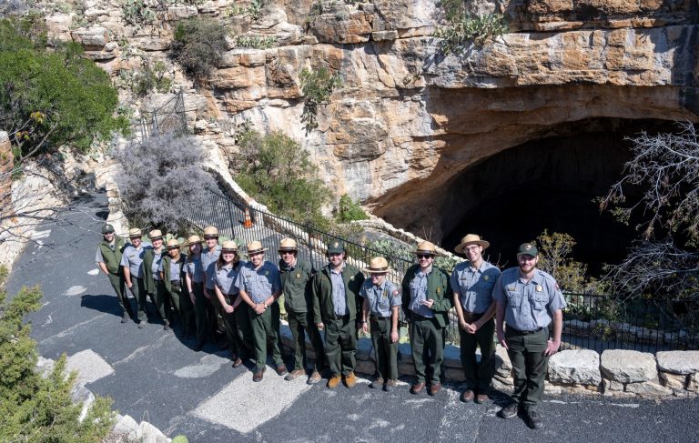 Carlsbad Caverns National Park park staff. Photo credit NPS 768x487