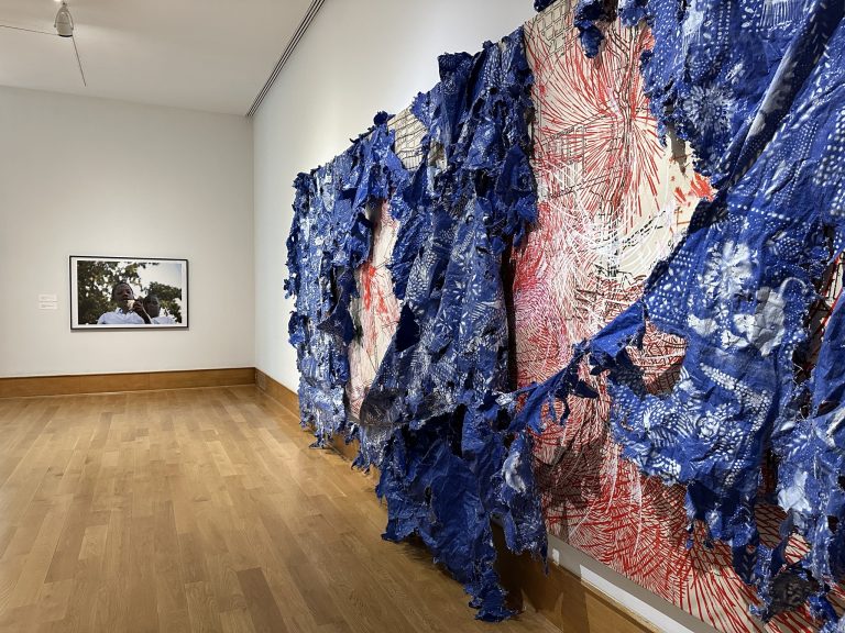 Des Moines Art Center hurricane season exhibit. Photo credit Des Moines Art Center Facebook 768x576