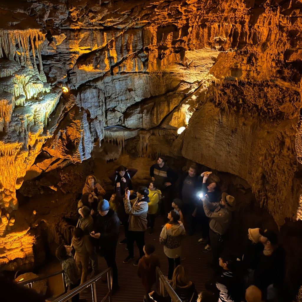 Mammoth Cave National Park - ranger-led excursion. Photo credit Mammoth Cave National Park Facebook
