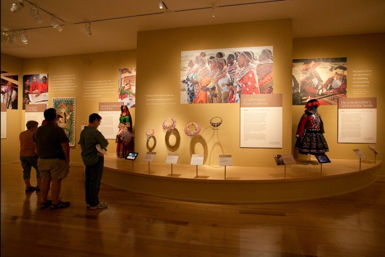 Museum of International Folk Art empowering women exhibit. Photo credit Museum of International Folk Art Facebook 768x512