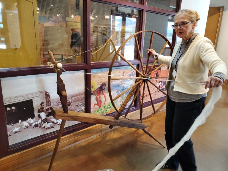 New Mexico Farm Ranch Heritage Museum demonstration. Photo credit New Mexico Farm Ranch Heritage Museum Facebook 768x576