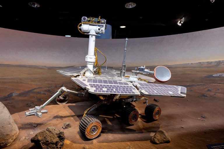 New Mexico Museum of Natural History Science Apollo exhibit. Photo credit New Mexico Museum of Natural History Science Facebook 768x512