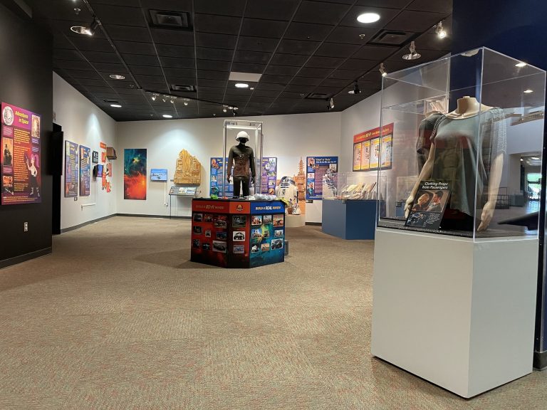 New Mexico Museum of Natural History Science exhibit 2. Photo credit New Mexico Museum of Natural History Science Facebook 768x576