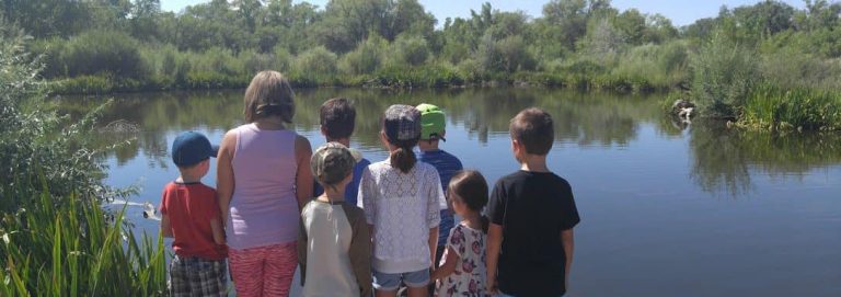 Rio Grande Nature Center State Park kids classes. Photo credit Friends of the Rio Grande Nature Center Facebook 768x271