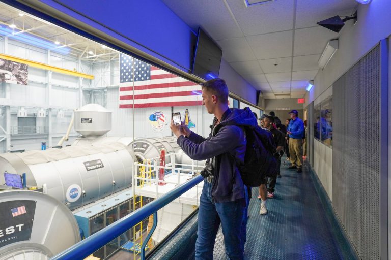 Space Center Houston facility tours. Photo credit Space Center Houston Facebook 768x512