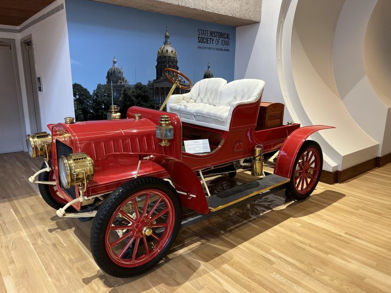 State Historical Society of Iowa glimpse Iowa automotive history at the museum. Photo credit State Historical Society of Iowa Facebook 768x576