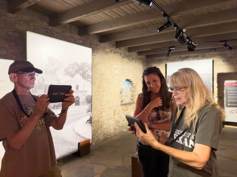 The Alamo The Alamo Augmented Experience with interactive tablets. Photo credit The Alamo Facebook 768x576