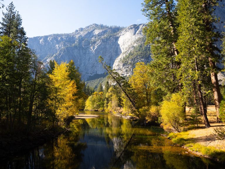 Yosemite National Park scenic river and mountain view. Photo credit Yosemite National Park Facebook 768x576