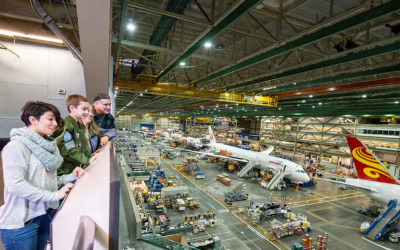 Boeing Future of Flight Aviation Center & Boeing Factory Tour