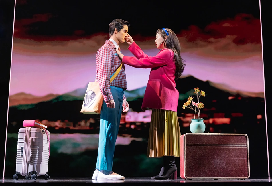 Darren Criss and Helen J Shen in Maybe Happy Ending on Broadway Darren Criss and Helen J Shen in Maybe Happy Ending on Broadway