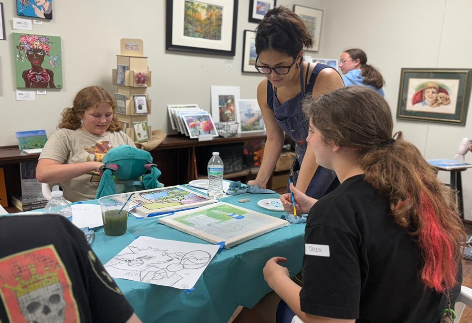 Art classes for all ages at Imperial Calcasieu Museum. Credit Imperial Calcasieu Museum Facebook