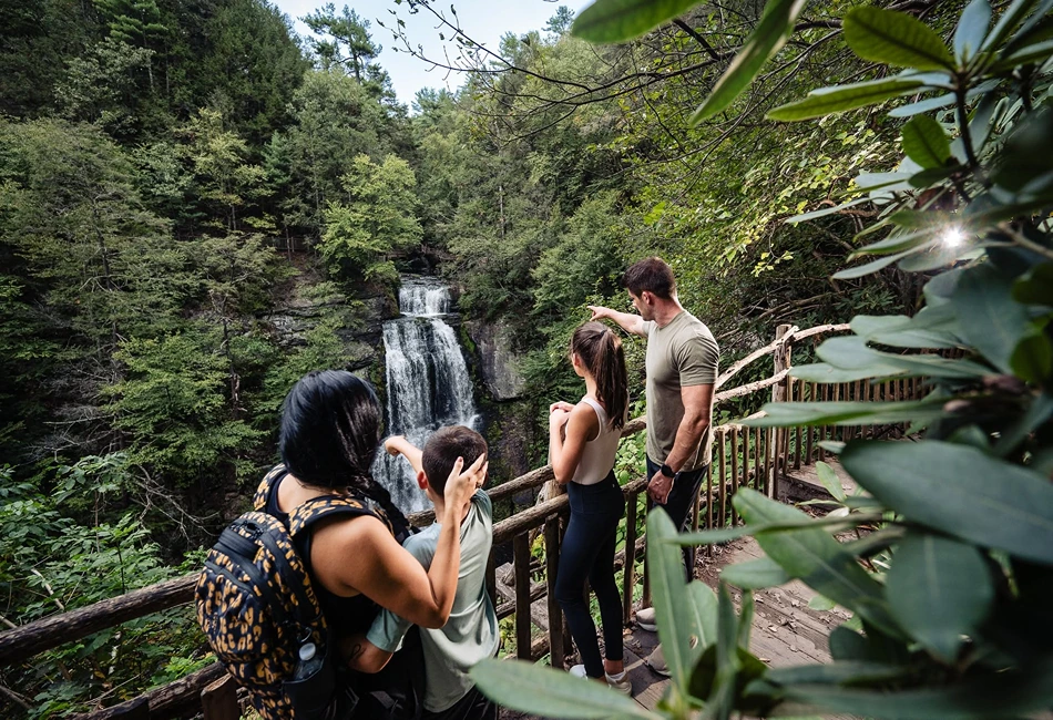 Bushkill Falls in Poconos, PA. Photo credit - Bushkill Falls Facebook