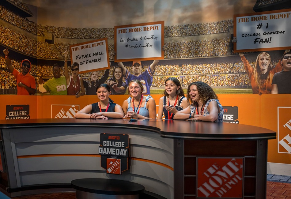 College Football Hall of Fame in Atlanta, GA. 