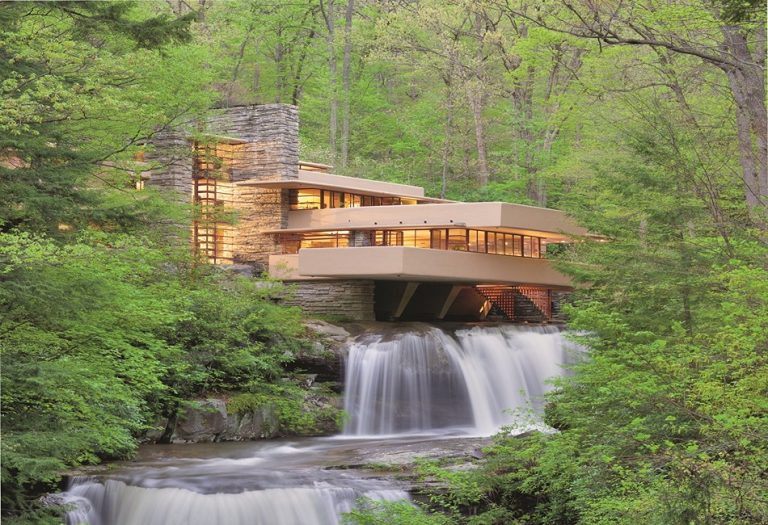 Frank Lloyd Wrights Fallingwater. Photo by Christopher Little courtesy of the Western Pennsylvania Conservancy 768x525