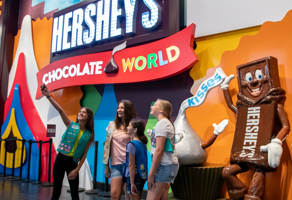Hershey's Chocolate World in Hershey, PA. Photo credit - Visit Hershey & Harrisburg