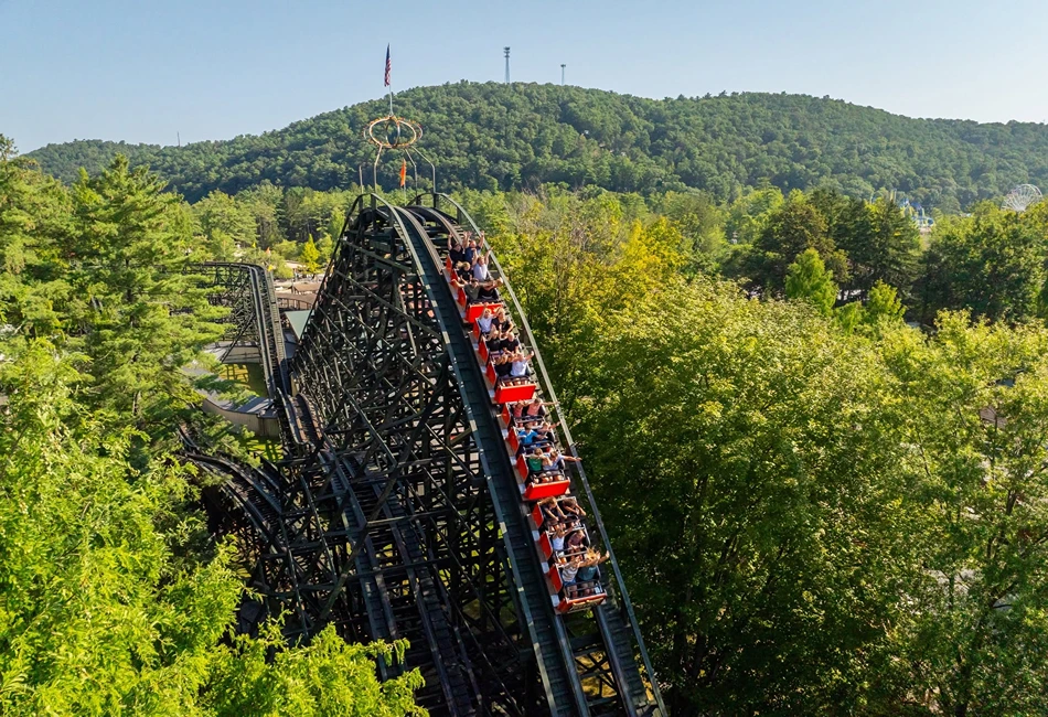 Knoebels Amusement Resort in the Susquehanna River Valley. Photo credit - Knoebels Amusement Resort Facebook