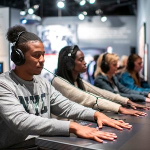 Relive a defining moment in history at the lunch counter sit-in simulation. Credit National Center for Civil and Human Rights Facebook