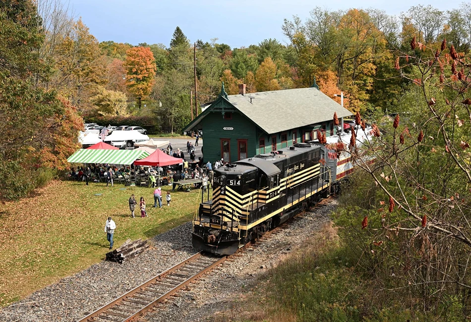 Steamtown National Historic Site in Lackawanna County, PA. Photo credit - Steamtown National Historic Site Facebook